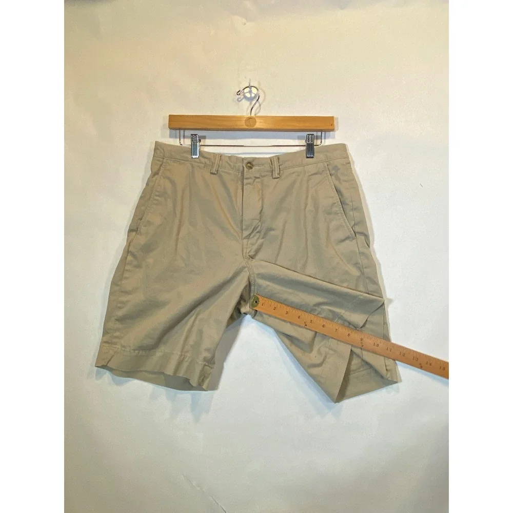 Tan Polo Ralph Lauren Chino Shorts Stretch Classic Fit 32 Mens